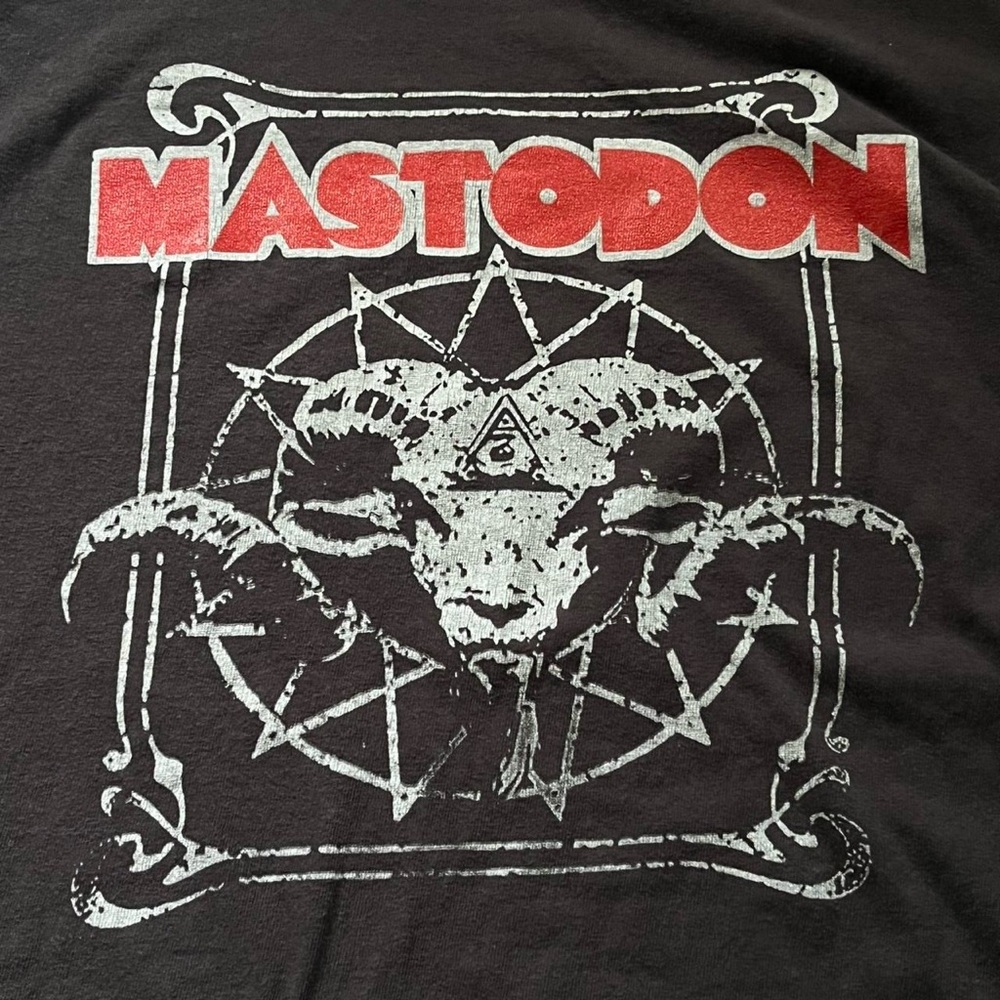 MASTODON tour black heavy metal rock band Tshirt - Picture 2 of 5